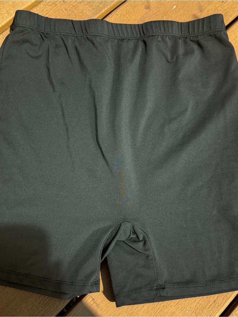 SHEIN Black Elastic Waist Bike Shorts